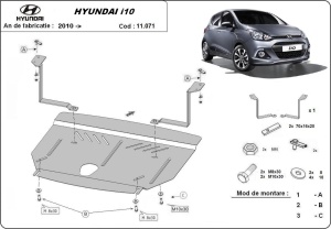 Scut motor Hyundai i10 2012 - 2017 - Img 3
