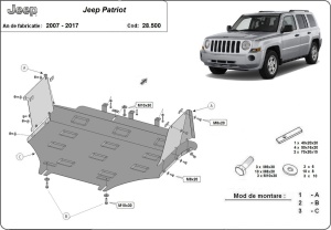 Scut motor Jeep Patriot 2007 - 2017 - Img 3