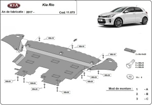 Scut motor Kia Rio 4 2017 - 2020 - Img 3