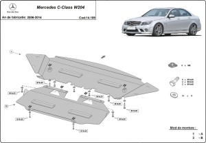 Scut motor Mercedes C-Class W204 2006 - 2014 - Img 3