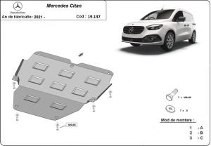 Scut motor Mercedes Citan 2021 - 2026 - Img 3