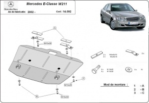 Scut motor Mercedes E-Class W211 2002 - 2008 - Img 3