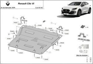 Scut motor Renault Clio 6 2025 - 2026 - Img 3