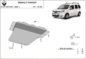 Scut motor Renault Kangoo 2008 - 2021 - Img 3