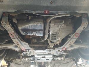 Scut motor și cutie de viteză din aluminiu Volvo S80 2006 - 2016 - Img 4