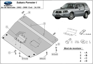 Scut motor Subaru Forester 2 2002 - 2008 - Img 3