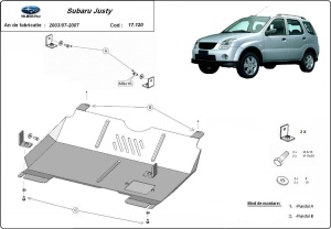 Scut motor Subaru Justy 2003 - 2007 - Img 3
