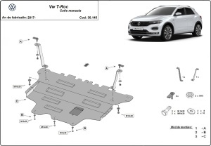 Scut motor Volkswagen T-Roc - cutie de viteză manuală 2017 - 2026 - Img 3