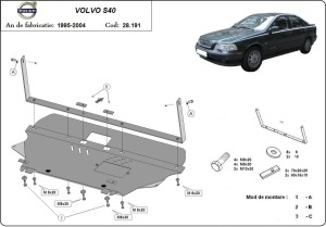 Scut motor Volvo S40 1995 - 2004 - Img 3
