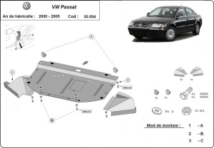 Scut motor VW Passat B5.5 2001 - 2005 - Img 3
