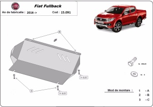 Scut radiator Fiat Fullback 2016 - 2019 - Img 3