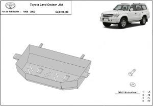 Scut rezervor Toyota Land Cruiser J90 1995 - 2002 - Img 3