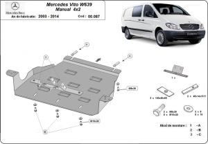 Scut cutia de viteză Mercedes Vito W639 - 2.2 D 4x2 2003 - 2014 - Img 3