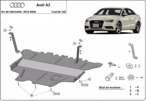 Scut motor Audi A3 (8V) - cutie de viteză manuală 2012 - 2020 - Img 3