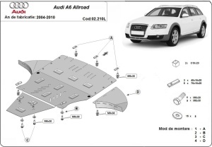 Scut motor Audi A6 Allroad 2 - cu lateral 2005 - 2011 - Img 3