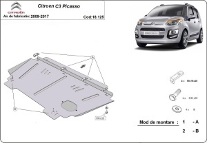 Scut motor Citroen C3 Picasso 2009 - 2017 - Img 3