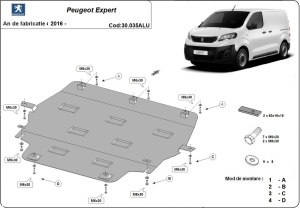 Scut motor din aluminiu Peugeot Expert 2016 - 2026 - Img 3