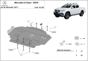 Scut motor Mercedes X-Class 2017 - 2020 - Img 3