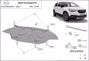 Scut motor Opel Crossland X 2017 - 2026 - Img 3