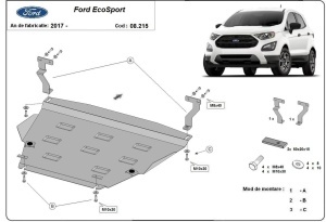 Scut motor și cutie de viteză Ford EcoSport 2017 - 2026 - Img 3