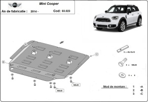 Scut motor și cutie de viteză Mini Cooper 2014 - 2024 - Img 3