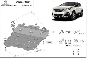 Scut motor și cutie de viteză Peugeot 5008 2017 - 2026 - Img 3