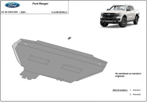 Scut radiator din aluminiu Ford Ranger 2023 - 2026 - Img 3
