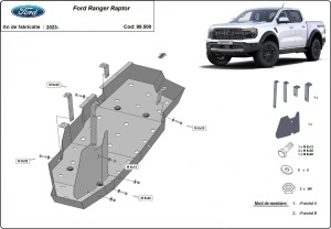 Scut rezervor combustibil Ford Ranger Raptor 2023 - 2026 - Img 3