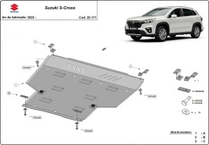 Set de scuturi Suzuki S-Cross 2023 - 2026 - Img 3