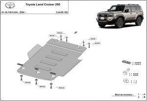 Set de scuturi Toyota Land Cruiser 2024 - 2026 - Img 5