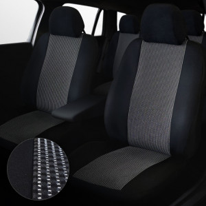 Set huse scaun material textil negre Dacia Logan I 2004-2012