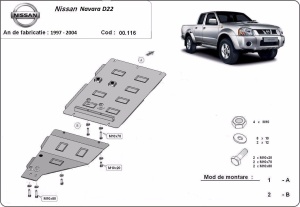 Scut cutie de viteza Nissan Navara D22 1997 - 2004 - Img 3