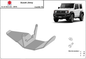 Scut diferential spate Suzuki Jimny dupa 2018 2018 - 2026 - Img 3