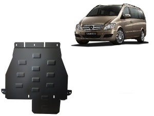 Scut metalic cutie de viteză și reductor Mercedes Viano W639, varianta 4x4 automată 2003 - 2014