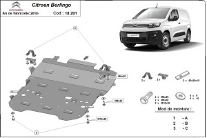 Scut motor Citroen Berlingo 2018 - 2026 - Img 3