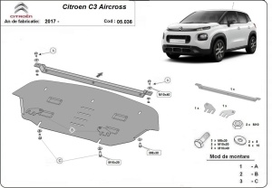 Scut motor Citroen C3 Aircross 2017 - 2026 - Img 3