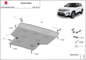 Scut motor din aluminiu Suzuki Vitara 2023 - 2026 - Img 3