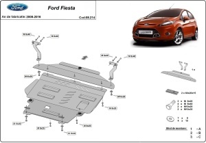 Scut motor Ford Fiesta 2008 - 2016 - Img 3