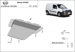 Scut motor Nissan NV250 2019 - 2021 - Img 3