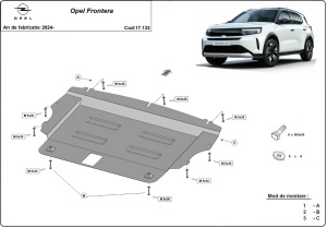 Scut motor Opel Frontera 2024 - 2026 - Img 3