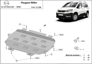 Scut motor Peugeot Rifter 2018 - 2026 - Img 3