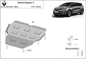 Scut motor Renault Espace V 2015 - 2026 - Img 3