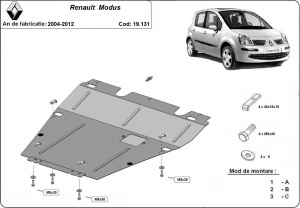 Scut motor Renault Modus 2004 - 2012 - Img 3
