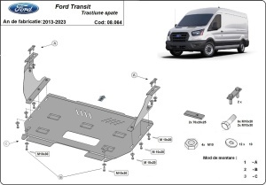 Scut motor și cutie de viteză Ford Transit - tracțiunea spate 2013 - 2023 - Img 3