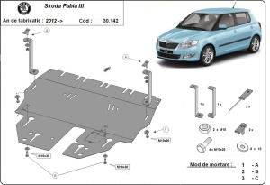 Scut motor Skoda Fabia 3 - Benzina 2015 - 2021 - Img 3