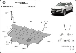 Scut motor Skoda Karoq - cutie de viteză automată 2016 - 2026 - Img 3