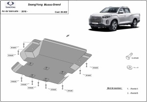 Scut motor Ssangyong Musso Grand 2018 - 2026 - Img 3