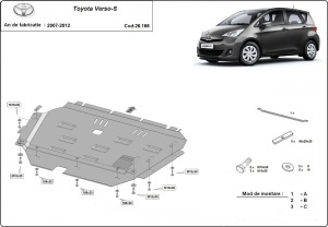 Scut motor Toyota Verso-S 2007 - 2018 - Img 3