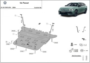 Scut motor Volkswagen Passat 2024 - 2026 - Img 3