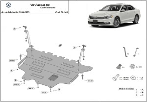 Scut motor Volkswagen Passat B8 - cutie de viteză manuală 2014 - 2023 - Img 3